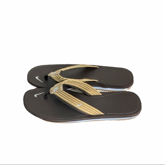 Nike Cortez '72 (314934-241) Brown/Tan Thong Flip Flops - Picture 8 of 13